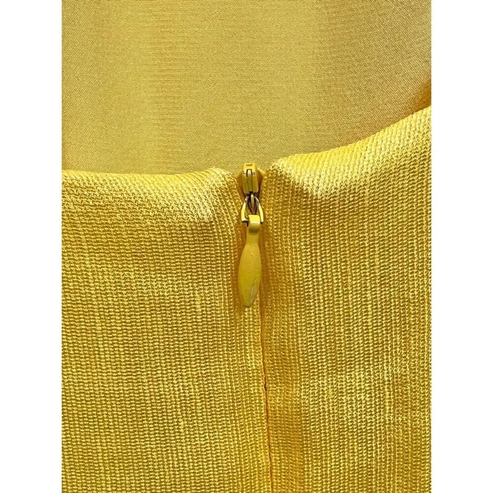 Jenni Kayne Golden Yellow Open Back Maxi Dress - Picture 14 of 15